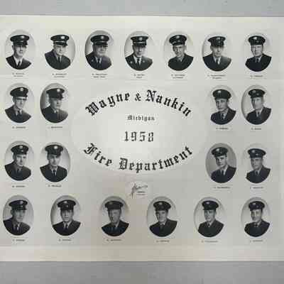 Wayne And Nankin Michigan Fire Department 1954