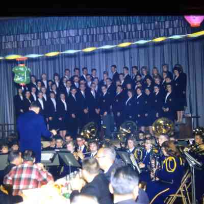 Wayne Memorial Band and Choir Performing for Kiwanis