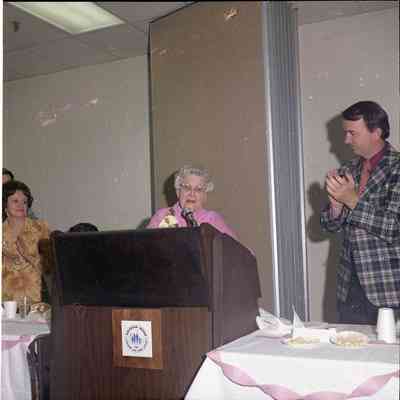 Ida Doletzky speaking.