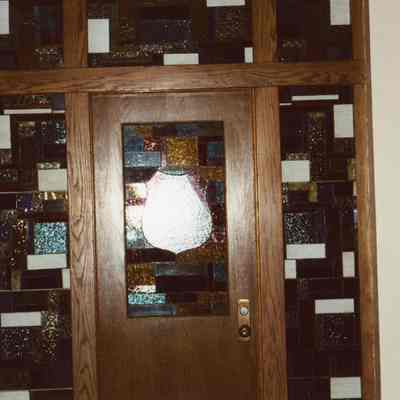 Stained Glass Door