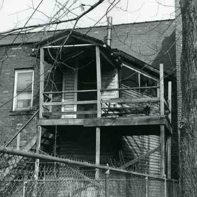 Rear of 3711 Monroe