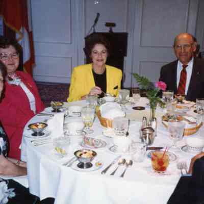 Jean Smith among other Rotary Club Members.