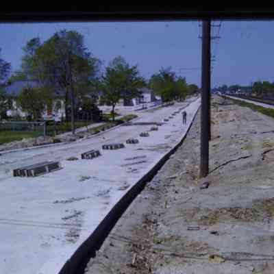 DPW paving - May 1958