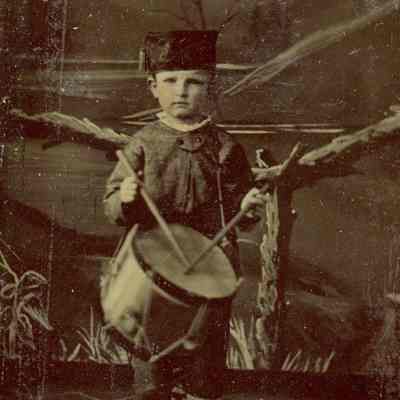 Fred Gorham as a child in the 1870s