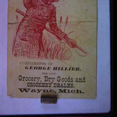 George Hillier Dry Goods advertisement