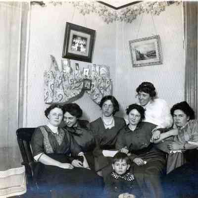 At the home of Ellen Martin's on Jan. 23, 1914. Paying Party Call.