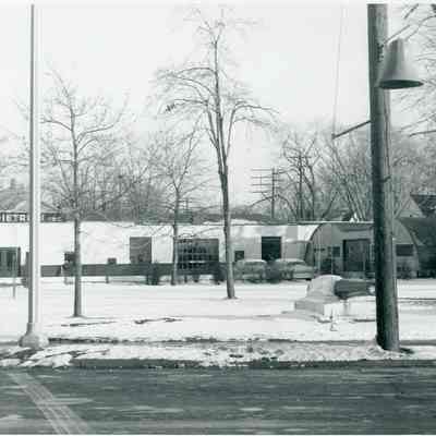 SE corner Main and Biddle, looking East