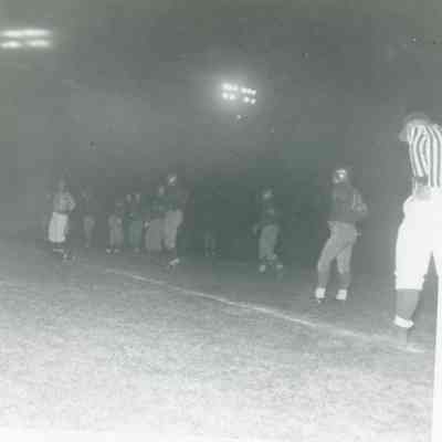 Wayne (20pts) verses Dearborn (6pts) on Nov. 6, 1953.
