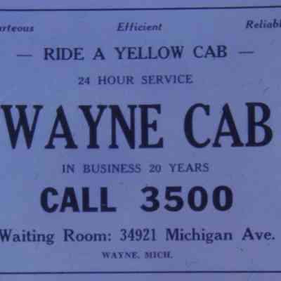 34921 Michigan - Wayne Cab