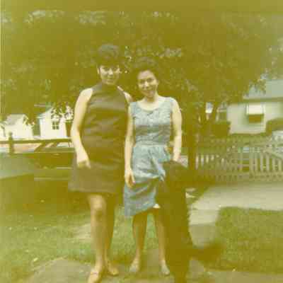 Lekas's side yard at Sophia and Glenwood in the Summer of 1968.