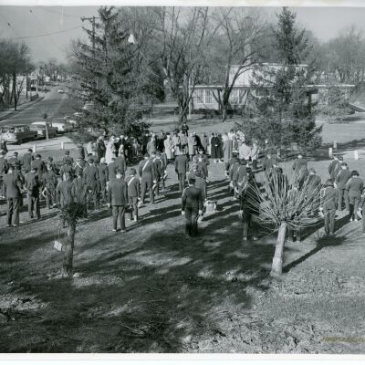 Library Groundbreaking 1956