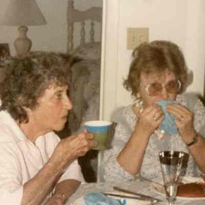 1987 Reunion of the 1933 WHS class at Marcel Dunn's house.