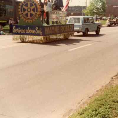 Rotary Club Float for 1983 Home Coming Parade.