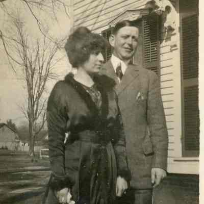 Grace Foss Thurston and Charles Thurston. House is "Foss House" formerly Chaffee House. built by William Pettingill.