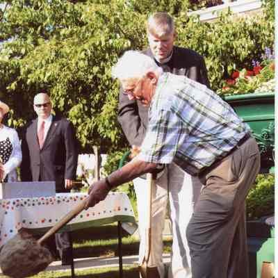 City of Wayne 50th Anniversary Time Capsule being buried on 07/06/2010.