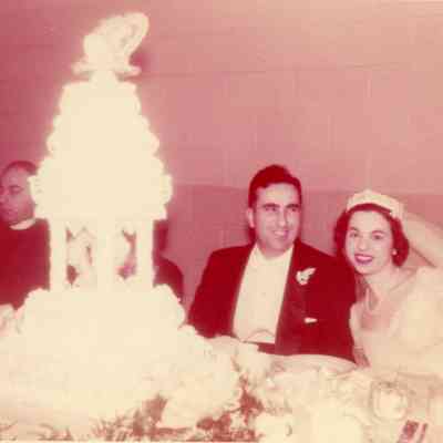 Peter and Eileen Lekas's Wedding on Feb. 2, 1955.