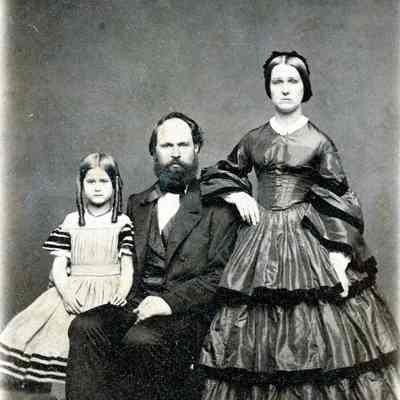 Ella Palmer and her parents John and Mary Palmer