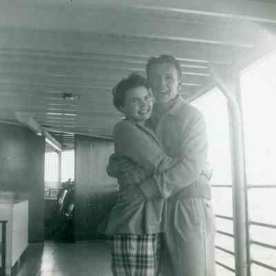 Alice Niddrie and Gary Reichard on the Senior Cruise.