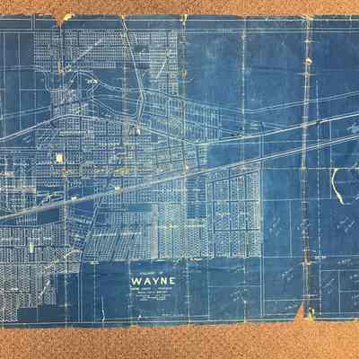 1917 map of Wayne