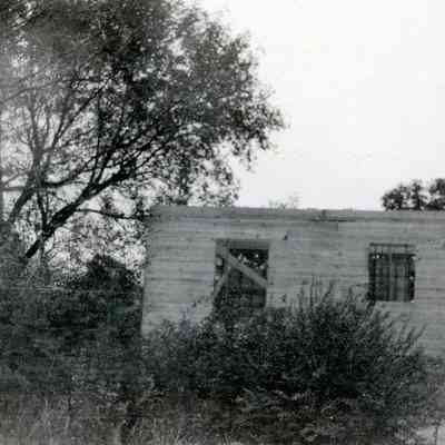 Building the new Warner House on Oct. 26, 1924.