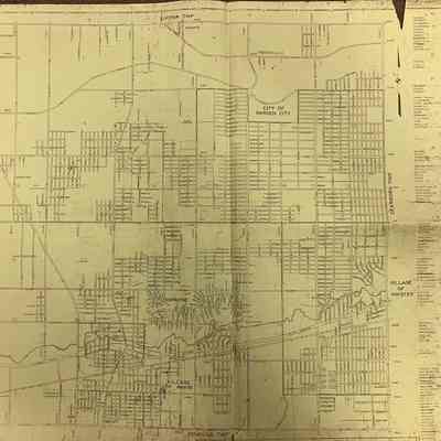 1948 House numbering Guide map