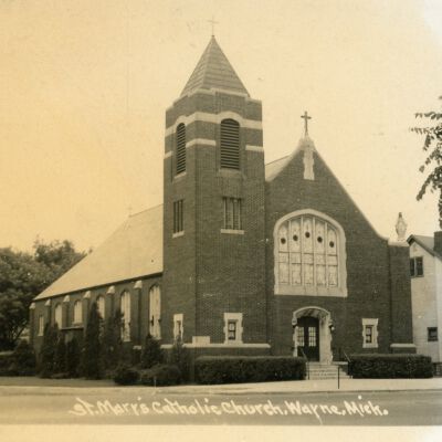 St. Marys Catholic Church Postcard