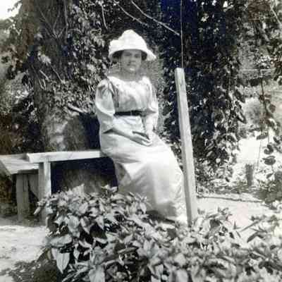 Ellen Martin at Ypsilante State Normal College on Aug. 14, 1914.