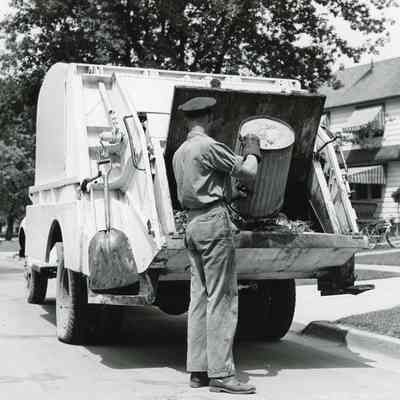 D.P.W garbage disposal