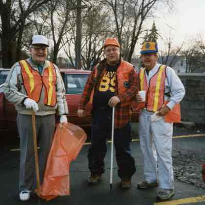 Wayne Rotary Members; Miles Dietrich, Dave Carpenter and Dave Young from D & D Hardware.