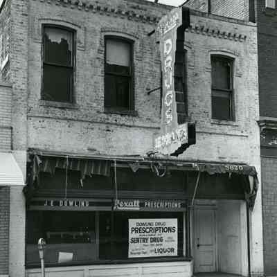 April 1, 1971. Before demolition for Urban Renewal