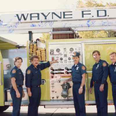 Firefighters with Yellow Truck