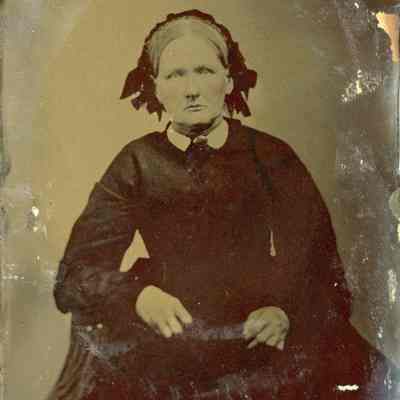 Nancey Coleburn, wife of Erastus Coleburn. She died on Aug, 6, 1881 at age 72.