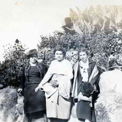 Mrs. Caine, Ellen Martin and Clarissa Felt at Bob-Lo on Sept. 1, 1919 (Labor Day).