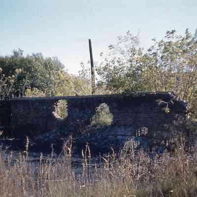ruins of old grain elevator