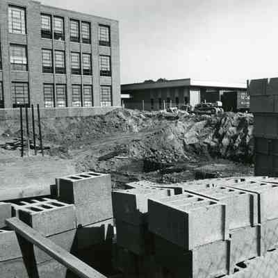 1972 addition to the front of the building