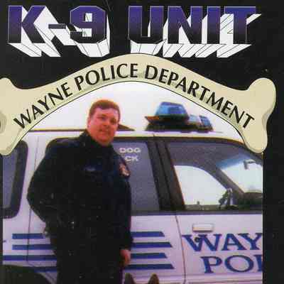 Wayne Police Department K-9 unit Officer with K-9 Dog