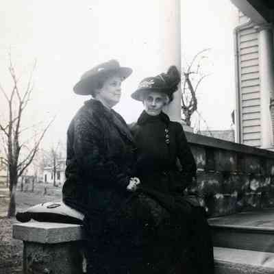 Mrs. DeVore and Mrs. Fuller in Spring of 1915.