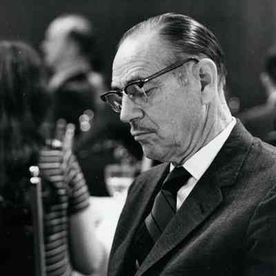 Howard Stein Sr. of Stein's Flowers on Sep. 15, 1970. He was a Kiwanis Member. Photo taken by Lothar E. Konietzko.