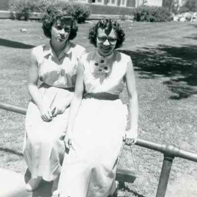 Gwen Johnson and Shirley Pitcher