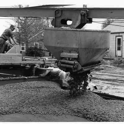 D.P.W Working on a Road