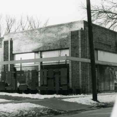 East side of building