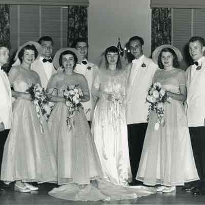 Bernice and Murray Millar on Wedding Day on 07/16/1949.