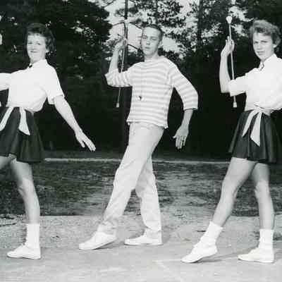 Drum major and Majorettes