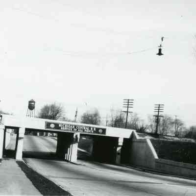 Wayne road Underpass, looking North.