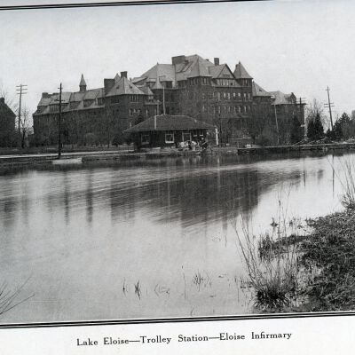 Infirmary, trolley station, lake Eloise