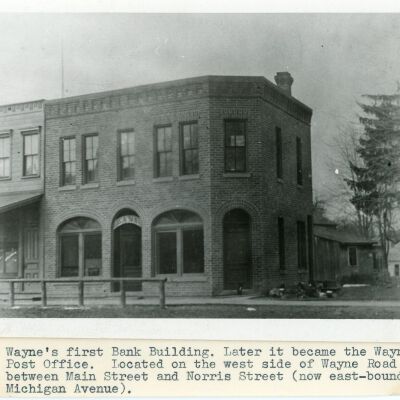 3832 Monroe Street - Post Office when it was a bank