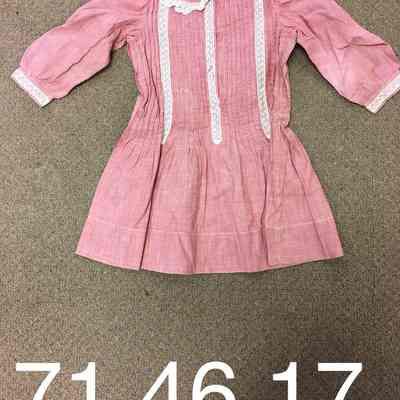 Rose colored childrens dress - 1902