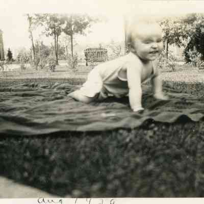 Bernice Greenwalt as a baby in Aug. of 1929.