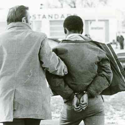 Wayne Police Officer Arresting a Person