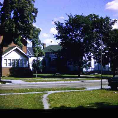Parsonage and Church 1950s.